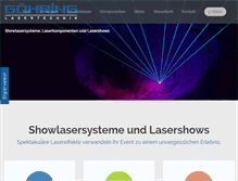 Tablet Screenshot of goehring-laser.de